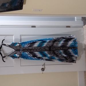 White House Black Market size 12 maxi dress